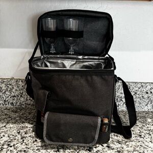 Picnic at Ascot Wine and Cheese Cooler Tote